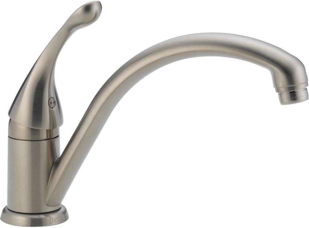 Delta Faucet 141-SS-DST Collins Single Handle Kitchen , Stainless, 3.00 x 13.00 x 22.00 inches