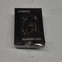 Running Vest for Women Men, Phone Pocket Running Hydration Vest with 500ML Soft Flask, Adjustable Chest Waist Straps, 10 Pockets Reflective Breathable Hydration Vest for Hiking, Biking, Marathon (Medium - Large)