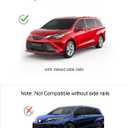 KINGGERI Roof Rack Cross Bars Compatible with Toyota Sienna 2021 2022 2023 2024 2025 2026, Aluminum Roof Rails Crossbars Replacement for Rooftop Cargo Basket Carrier Bag Luggage Rails Kayak Bike