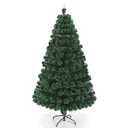 Goplus 7-ft Pre-lit Artificial Christmas Tree with 280 Color Changing Multicolor LED Lights