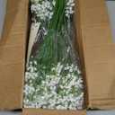 MARTINE MALL 72 Pcs Babys Breath Artificial Flowers, White Baby Breath Flowers Artificial Bulk Real Touch Fake Babys Breath Flowers Faux Gypsophila for Wedding Party Home Floral Arrangement Decor