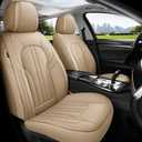 Car Seat Covers,Car Seat Protector Waterproof,Seat Covers Front, Car Seat Protectors,Automotive Seat Covers Fit for Most Cars Beige