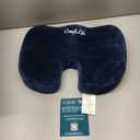 ComfiLife Gel Enhanced Seat Cushion  Office Chair Cushion  Non-Slip Gel & Memory Foam Coccyx Cushion for Tailbone Pain - Desk Chair Car Seat Cushion Driving - Sciatica & Back Pain Relief (Navy)