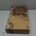 Elite Gourmet EDB-302BF Countertop Double Cast Iron Burner, 1500 Watts Electric Hot Plate, Temperature Controls, Power Indicator Lights, Easy to Clean, Black