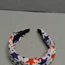 4th of July Headband for Women Red Blue Star Hair Accessories Independence Day Hairband Patriotic Head Band White Hair Hoops