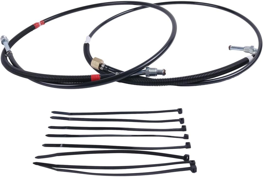 JZGRDN Fuel Lines Kit FG01A FL-FG01A Compatible with 88-95 Chevy/GMC full size trucks 92-95 full size Blazer Tahoe Yukon Suburban 4.3L 5.0L 5.7L and 7.4L Throttle Body Trucks/SUV'S