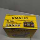 STANLEY BC50BS Fully Automatic 15 Amp 12V Bench Battery Charger/Maintainer with 50A Engine Start, Alternator Check