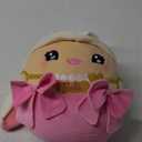 Barbie Cuutopia Plush, 10-inch Soft Pillow Doll with Iconic Look, Plus Tactile Felt Pink Bows & Long Ponytail, Collectible Toy