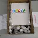 imprsv 3FT Marquee Numbers, Light Up Numbers for 1st 21st Birthday Decorations Anniversary Party Decor, Number 1 Light Up Number, Pre-Cut Foam Board Kit