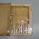 BAMEOS Expandable Silverware Drawer Organizer with Removable Knife Blocks, Bamboo Kitchen Utensil Holder from 21" to 36", Large Cutlery Tray with Divider for Forks, Spoons, Knives