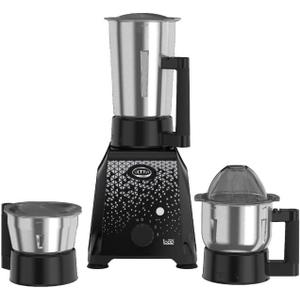 Ultra Topp 3-Jar Mixer Grinder 750-Watts 110V, Black