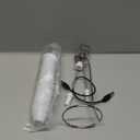 Milk Frother for Coffee, Rechargeable Electric Handheld Frother Wand with Dual Whisk, 3 Speed Settings, Fast Recharge, Powerful Motor, Handheld Mixer Electric with Stand