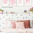 FGFK Girly Pink Christian Wall Art Prints Set of 4, Lamentations 3:23 Psalm 16:11 Psalm 27:1 Bible Verse Preppy Posters Pictures Wall Decor for Girls Room Dorm Apartment, 8x10 Unframed