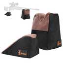 SPIKA Front and Rear Bag, Combo Shooting Rest Bag with Soft Leather and Durable Constriction for Range, Shooting, Outdoor and Hunting