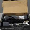 Mueller Multistick 5-in-1 Immersion Blender Handheld,12 Speed Hand Mixer-Turbo Boost,Heaviest Duty Copper Motor,Titanium reinforced Blades Hand Blender,Milk Frother Wand,Whisk,Beaker,Chopper,Grey