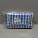 Cute Gingham Picnic Blanket, Waterproof Foldable, in Large 80x60in and Extra Large 80x80in, Portable Compact Beach Blanket, Oversized XL Outdoor Mat