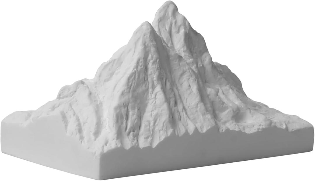TRANSGOOD Miniature Mountain Model Swiss Alps Souvenir Plaster Switzerland Craft Gift Home Decoration Collection Paperweight