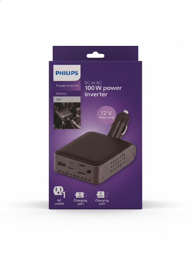 Philips Power Inverter 100 W ,12V
