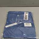 TODOLOR V Neck Shirts for Women Short Sleeve Loose Fitting Tunic Tops for Leggings Blue S