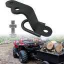 Three-Way Receiver Hitch Lawn Mover Hitch Attachments Fit for ATV/UTV (without 2" Ball)