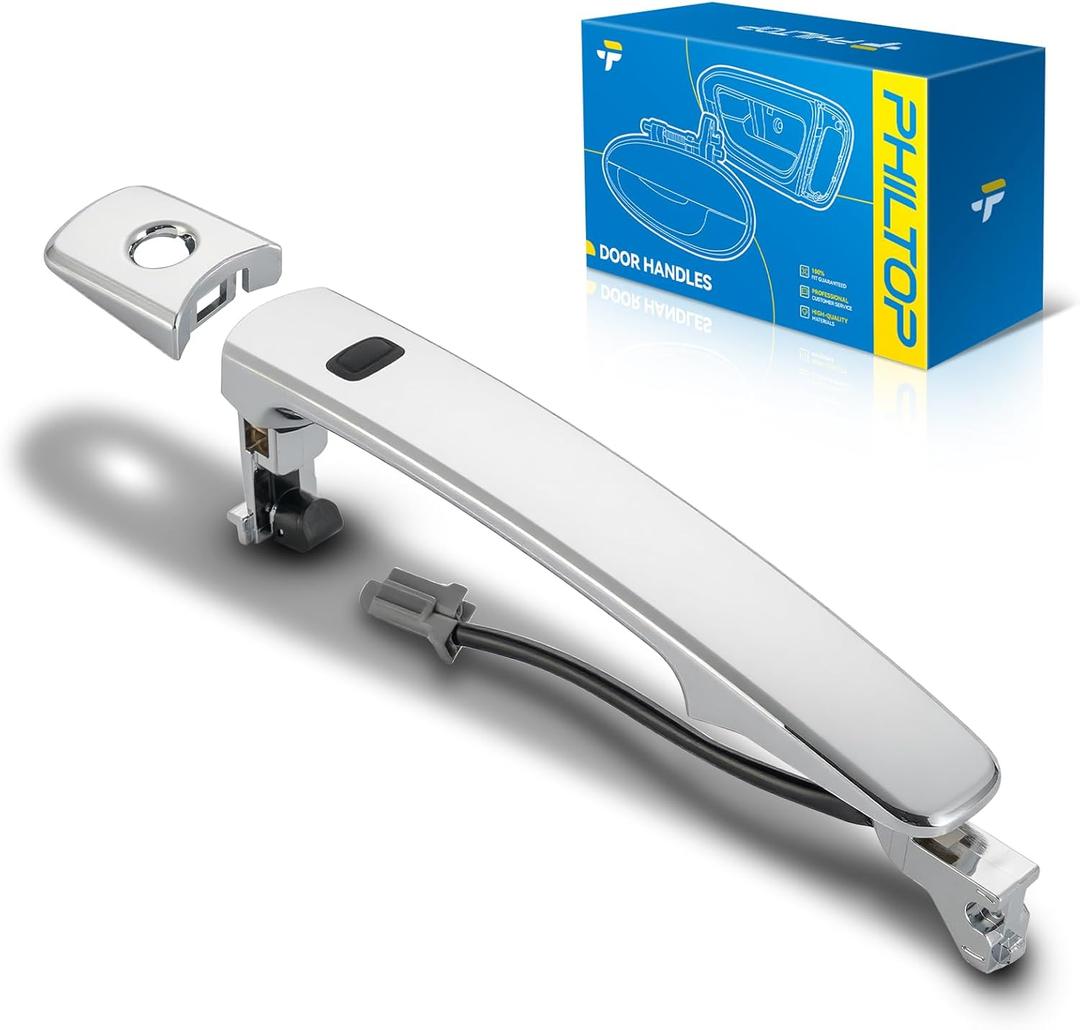 PHILTOP Exterior ABS Door Handle Front Left Driver Side 1Pcs for Nisan Rogue/Murano/Rogue Select;Infiniti FX35/FX45; Replaces#80640-CB01A, 80640-CB81B, 82645-CA000, 80640-CL00A