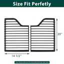 W10594440 Burner Grates Stove Replacement Parts for Whirlpool Gas Stove Range Grate Whirlpool Amana Ikea WCG55US0HS WCG55US0HS00 30 4 Burner Kit Wetstone Grate Cast Iron Cooktop Surface Grates 2 Pcs