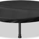 Mini Trampoline Cover 40 Inch Waterproof Fitness Trampoline Cover for Adults - Not Spring Covers (Black) (40" Dia x 3" H)