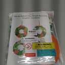 Winlyn 12 Sets St. Patrick's Day Shamrock Wreath Sign Decorations Foam St. Patrick's Day Craft Kits Lucky Shamrock Four-Leaf Clover Rainbow Foam Stickers for Kids Party Favors Classroom Activities