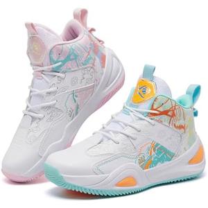Womens Mens Basketball Shoes Comfortable Athletic Fashion Sneakers Casual Unisex-Adult Outdoor Sport Shoe 41/8