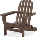 POLYWOOD AD5030MA Classic Folding Adirondack Chair, 35.00" x 29" x 35.00", Mahogany
