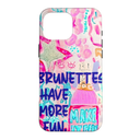 Brunettes Have More Fun Phone Case Shockproof Protective Summer Collage Fun Phone Cover for Google Pixel 10 / Google Pixel 10 Pro