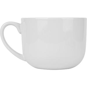 50oz large Ceramic Soup Mug with Handles for Coffee, Tea, Ice Cream, Cereal, (white)