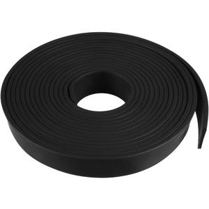 uxcell Solid Rectangle Rubber Seal Strip 15mm Wide 2mm Thick, 3 Meters Long Black