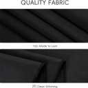 8 Pack Round Tablecloth 120 Inch Cloth Black Tablecloth for Round Tables, Washable Polyester Table Cloth Stain and Wrinkle Resistant Decorative Table Cover for Wedding Party Dining Banquet