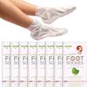 SpaLife Moisturizing Foot Sockies | Foot Mask for Dry Cracked Feet Intensive Repair Treatment | Tea Tree Oil Softening Booties | Callus Remover Alternative | Self Care Gifts for Women | 8 Pack