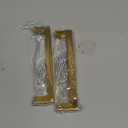 Goldenwarm Gold Cabinet Pulls Brushed Brass Drawer Pulls Gold Kitchen Cabinet Handles Square Bar Pulls Antique Brass Bathroom Cabinet Hardware,6-1/4in 2 Pack