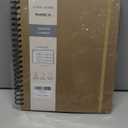 POPRUN Teacher Planner 2025-2026, (Letter Size - 8.5'' x 11'') Academic Lesson Planner (July 2025 - June 2026), with Monthly Tabs, Thick Papers, 2-Sided Pocket, Leather for Teachers, Champagne Gold