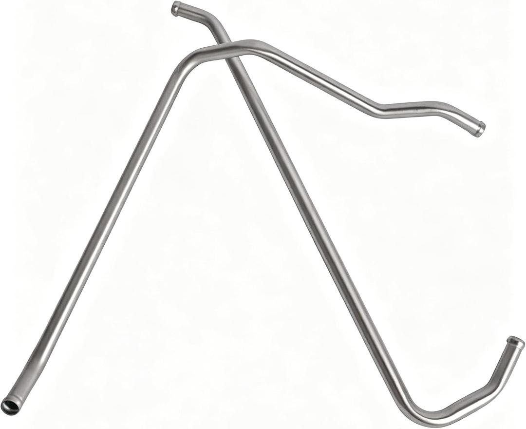 NEW 1st, 2nd Gen CUMMINS Stainless Heater Lines (Feed and Return Line), Compatible with 1989 1990 1991 1992 1993 1994 1995 1996 19971998 Dodge (12V Engine), 3912086, 3912087