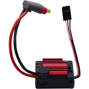 Blomiky E45A E45AZ Brushless ESC Electronic Speed Control with Heatsink Spare Parts Suitable for MJX Hyper Go 1/14 H14BM 14210 14211 1/16 H16BM H16GT H16DR H16R H16PL H16E H16 RC Trucks / E45A ESC