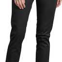 Dickies Womens Mid-Rise, Skinny Stretch Twill Pant (6, Rinsed Black)