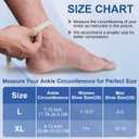 beister Ankle Ice Pack Wrap, Hot/Cold Therapy Ice Wrap for Foot Pain Relief, Swelling, Heel Pain Relief, Plantar Fasciitis, Achilles Tendonitis Relief, Sprained Ankle Compression