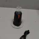 [Switch 2/1 Both] Controller Charger Dock Station, 8 in 1 Dual-Direction Magnetic Vertical Charging Stand for JoyCon 2 Witch Transparent Acrylic Display Base & LED Indicators for Nintendo Switch 2/1 (Clear Clear Stand with RGB light)