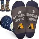 Book, Fishing, Hiking, Gamer, Camping, Pickle, Music, Foods, Ballerina, Bigfoot - Hobbies Socks for Women Men