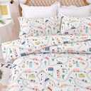 JSD Car Kids Printed Sheet Queen Size, 1 Piece Soft Microfiber Bed Sheets Deep Pocket