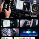 Jasput Carplay Wireless Adapter, 2026 Upgrade Mini Carplay for Apple iPhone & Android Auto Wireless Adapter, for Cars with Built-in Wired Apple Carplay Play and Plug, Stable Control & No Delay
