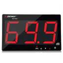 SNDWAY SW-525A 30-130dB Digital Sound Level Meter with Large LCD Display Noise Meter Decibel Wall Mounted Hanging (525A)