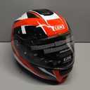 LEM Modular Motorcycle Helmets Fiberglass, Full Face Motorcycle Helmet Flip Up for Touring, DOT Certified, Release Sun Visor & Removable Comfort Liner, Lightweight Street Bike Helmet (Red/White,L)