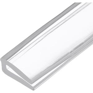 PATIKIL Rubber Seal Strip, Flexible U Channel Edge Trim Waterproof Edge Protector Soundproof Door Seal Strip for Sheet Metal Car, Fit 1/64"(1mm), 9.84 ft Length, Transparent