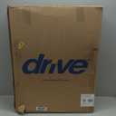 Drive Medical Rollator Walker with Seat - Stable Mobility Support - Height Adjustable - Durable Steel Frame Construction - Smooth 7.5" Wheels - Foldable - 350 Lb Limit - Blue