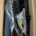 BestOffice | Ergonomic Office Chair | Mid-Back Swivel Desk Chair | Breathable Backrest & Lumbar Support | Adjustable Height | Sponge Seat | Rolling Wheels | Grey | for Adults & Women